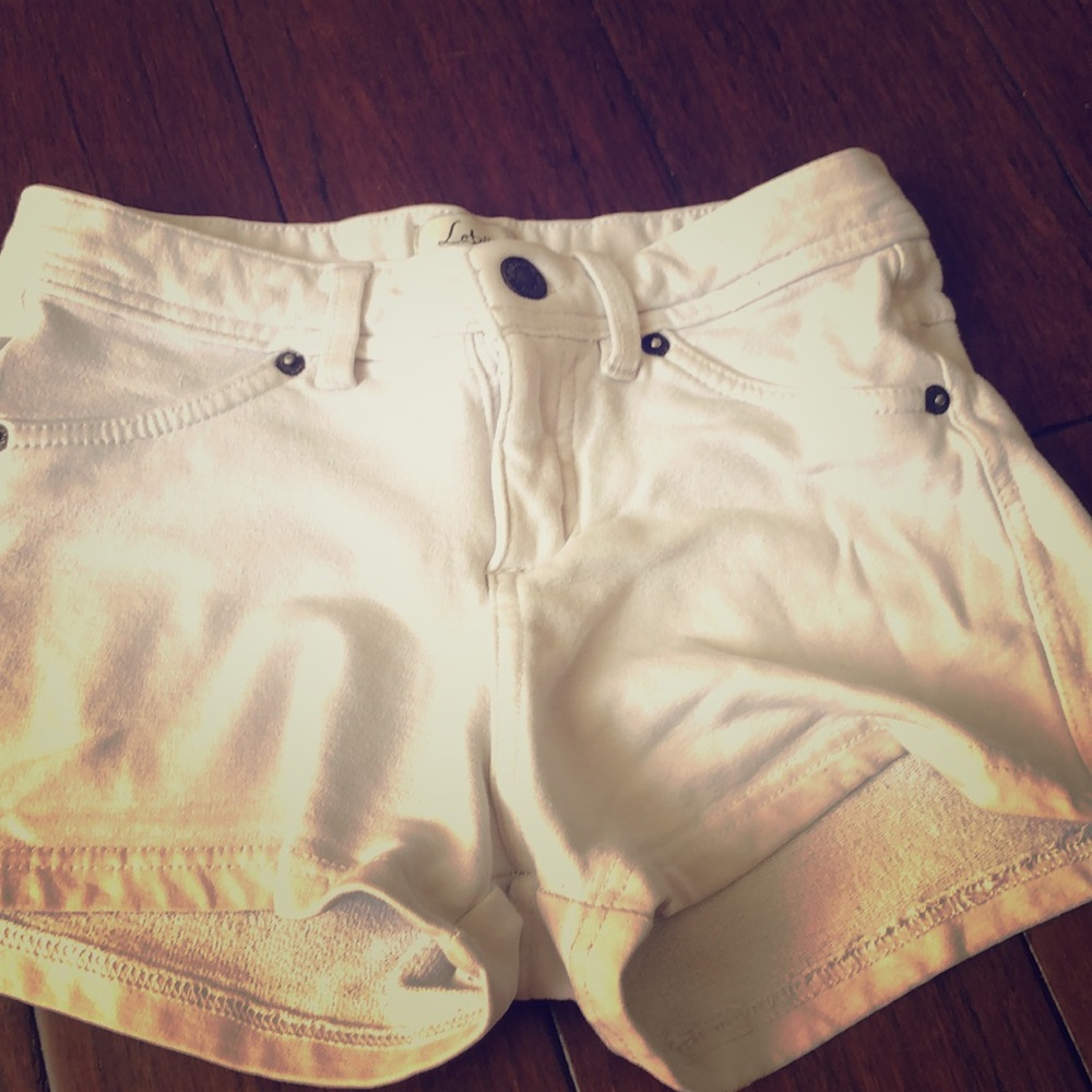 White shorts